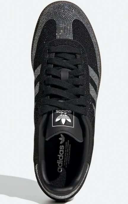 adidas Samba OG 'Rhinestone Black Silver' Women's | IH9052