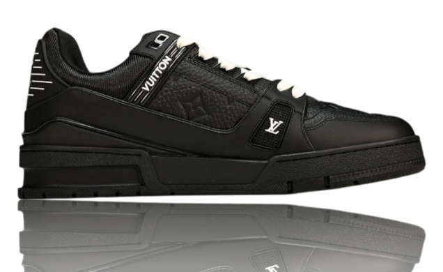 Louis Vuitton Trainer Low – 'Monogram Black Embossed' (Style 1AAREY)