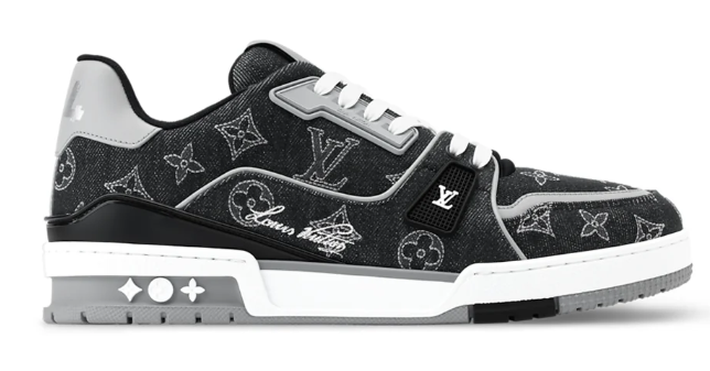 Louis Vuitton LV Trainer Sneaker – Monogram-Embroidered Denim Edition