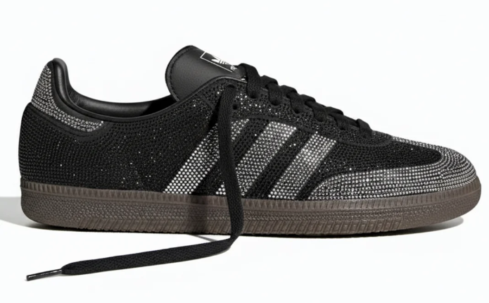 adidas Samba OG 'Rhinestone Black Silver' Women's | IH9052