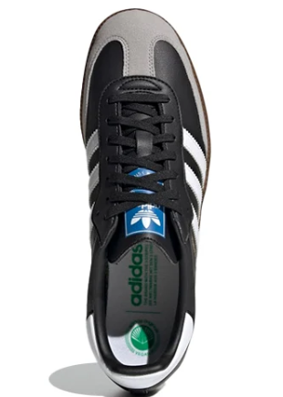 adidas Samba Vegan 'Black White Brown' | H01878