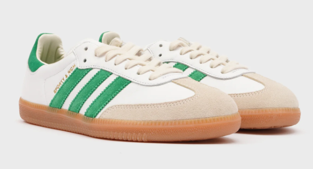 Sporty & Rich x adidas Samba OG 'White Jolly Green' | Women's