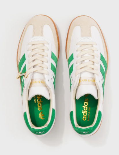 Sporty & Rich x adidas Samba OG 'White Jolly Green' | Women's