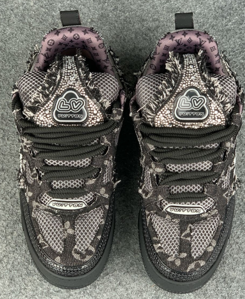 Louis Vuitton Skate Sneaker – Black Swarovski Monogram Edition