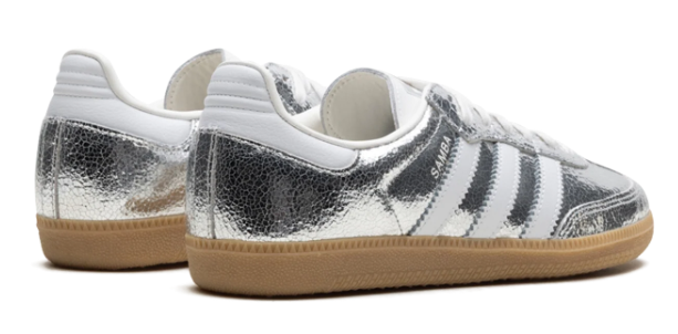 adidas Samba OG WMNS 'Silver Metallic Cracked Leather' | JR0035