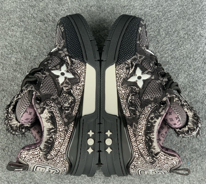 Louis Vuitton Skate Sneaker – Black Swarovski Monogram Edition