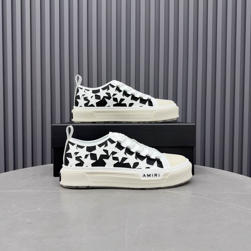 Amiri Stars Court Low-Top Sneaker – Black/White