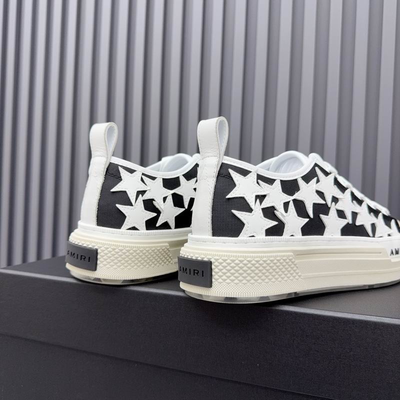 Amiri Stars Court Low-Top Sneaker – Black/White