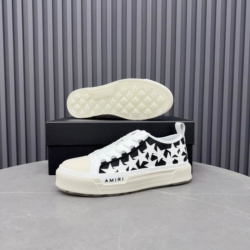 Amiri Stars Court Low-Top Sneaker – Black/White