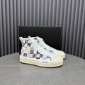 Amiri Court High-Top Sneaker – Checkerboard Black/White