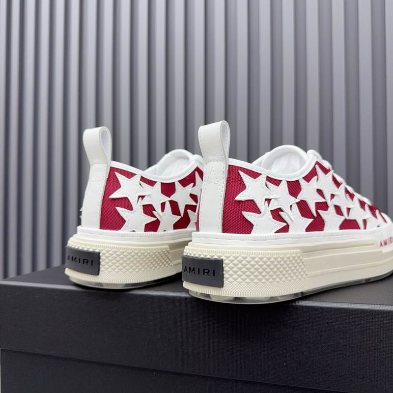 Amiri Stars Court Low-Top Sneaker – Red/White