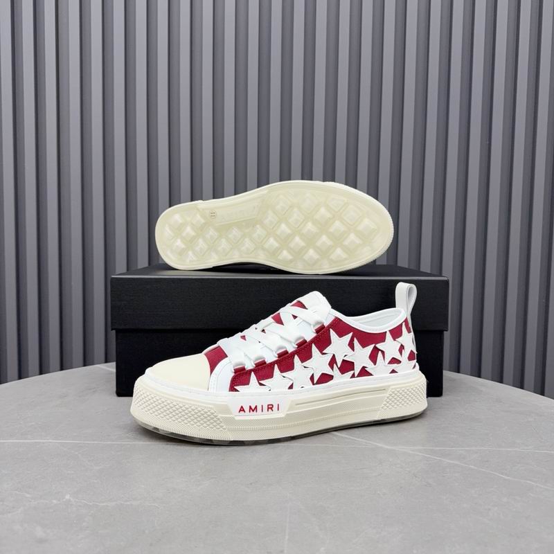 Amiri Stars Court Low-Top Sneaker – Red/White
