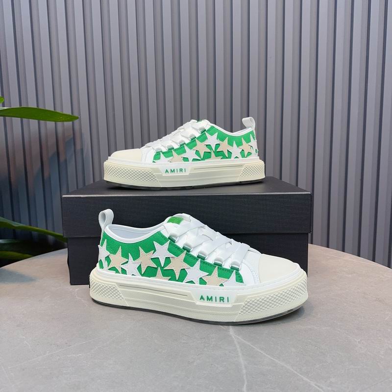 Amiri Stars Court Low-Top Sneaker – Green/White