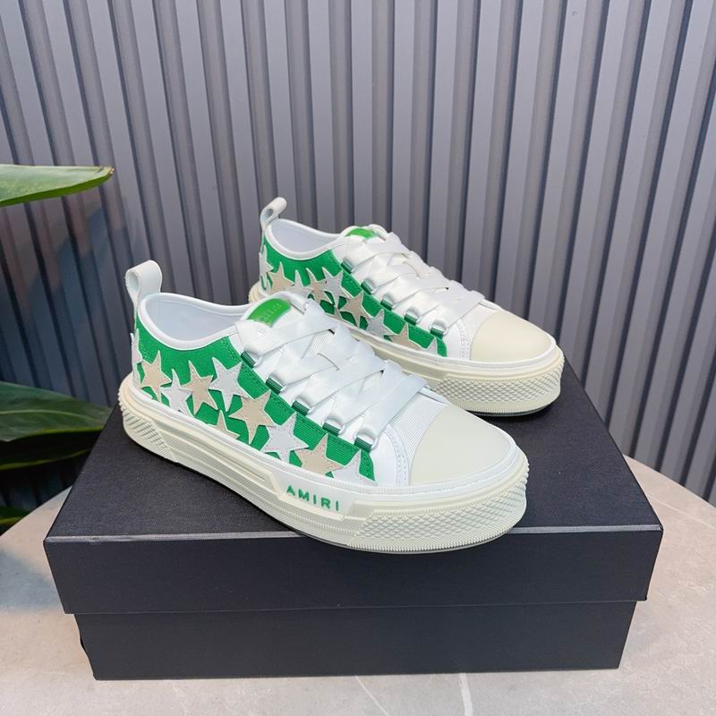 Amiri Stars Court Low-Top Sneaker – Green/White