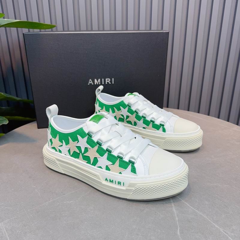 Amiri Stars Court Low-Top Sneaker – Green/White