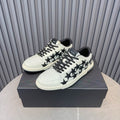 Amiri Stars Court Low-Top Sneaker – White/Black