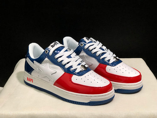 BAPE STA Low-Top 'Red/White/Blue'