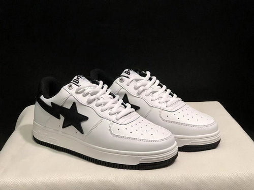 BAPE STA Low-Top 'White/Black'