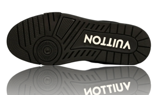 Louis Vuitton Trainer Low – 'Monogram Black Embossed' (Style 1AAREY)