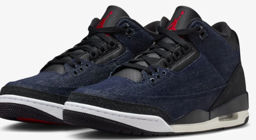 Jordan x Levi's® AJ 3 Retro 'Indigo' | Gym Red Accents