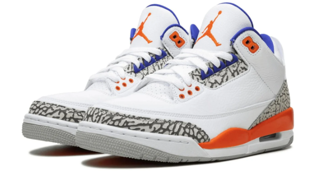 Air Jordan 3 Retro 'Knicks' | White/Blue/Orange