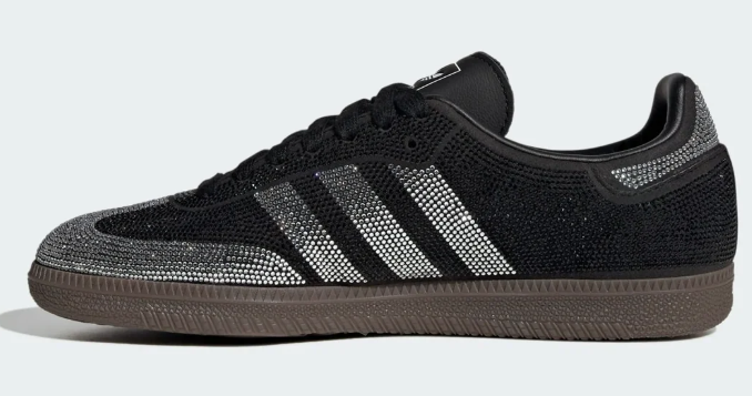 adidas Samba OG 'Rhinestone Black Silver' Women's | IH9052