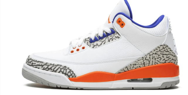 Air Jordan 3 Retro 'Knicks' | White/Blue/Orange